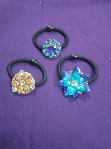 Set of 3 handmade Hair Ties 🤩