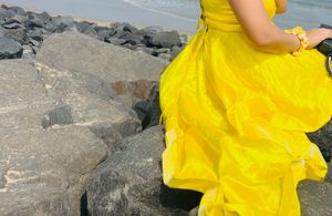 Bright Yellow Maxi Dress