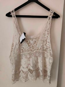 Boho Crochet Lace Tank Top