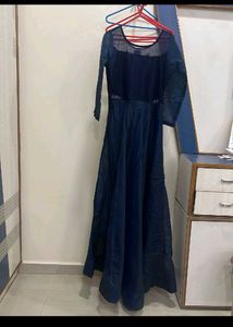 Elegant Blue Embroidered Kurta