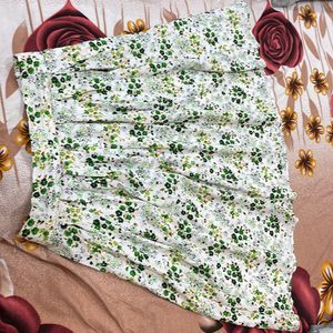floral print skirt with white shirt combo offer