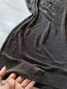 Sparkly Black Mini Dress