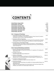 NTA UGC NET/JRF/SET Psychology