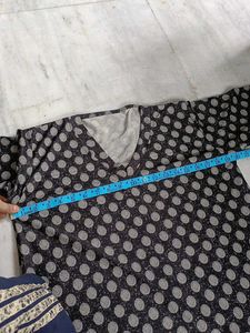 Elegant Polka Dot lycra Abaya  only