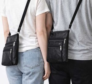 Unisex Black Crossbody Bag