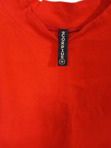 Red Sleeveless Crop top