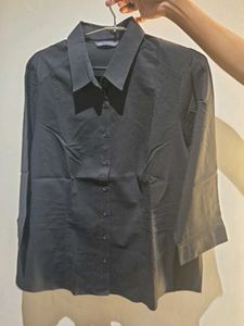 Classic Black Button-Up Shirt