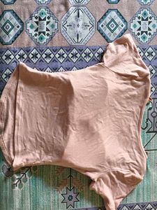 Padded pink bow lace top