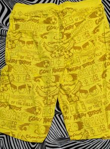 Angry Birds Yellow Boys Shorts select any one
