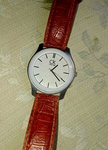 Calvin Klein Watch Red Strap