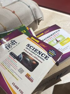 Class 8 Science, Maths & Hindi Books