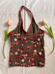 Floral Halter Top