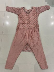 Pink Floral Print Suit