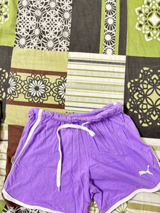 Puma Purple Athletic Shorts