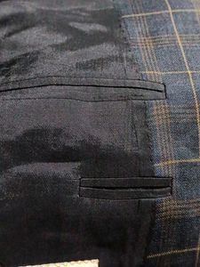 Men's Plaid Suit Jacket