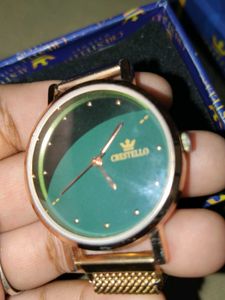 Crestello Gold Mesh Watch