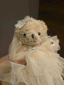 Cute Teddy Bear Keychain Charm
