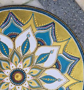 dotting mandala wall decor 😍✨️