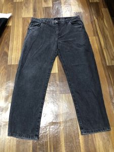Men Dark Wash Relaxed Fit Jeans