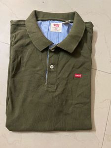 Men's Olive Green Levi's Polo Shirt