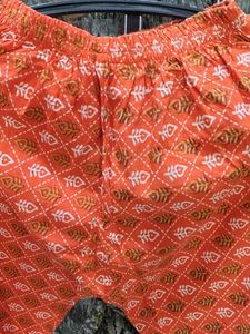 Vibrant Floral Print Kurta pant