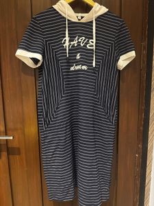 Striped Hooded Dress