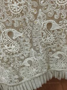 White Chikenkari Kurti