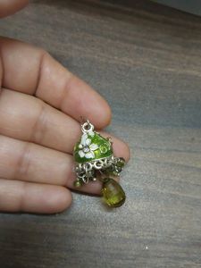 Ear Hanging And Locket Set