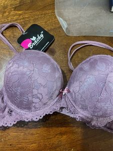 Brachy Women's Net Fabric Padded Underwire Push-Up