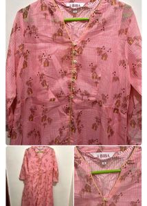 Pink Kurta Full Length