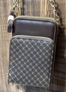 Chic Brown Crossbody Bag Set