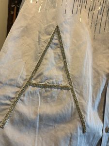 Embellished Button-Down Shirt