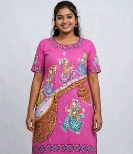 Patachitra Kurti Set at very Low Rate
