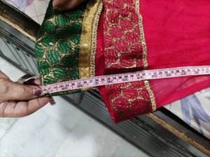 Elegant Red Kurta Set with Dupatta