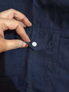 Navy Blue Long Sleeve Shirt