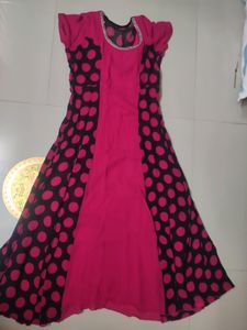 Anarkali churidar suit L size