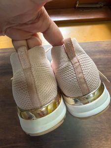 ALDO Pink Knit Sneakers (UK 6)
