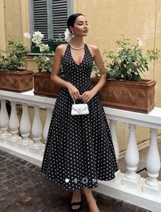 Polka Dot Halter Dress