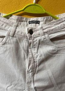 white jeans