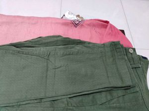 Turtle Sports Club Men's Green Pants (small tear n