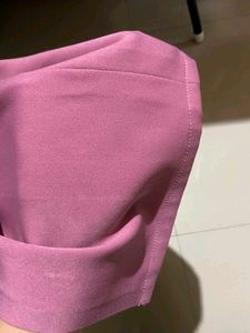 Elegant Pink Maxi Dress with Bell Sleeves