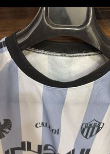 blue oversized jersey