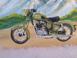 Royal Enfield 3D artwork