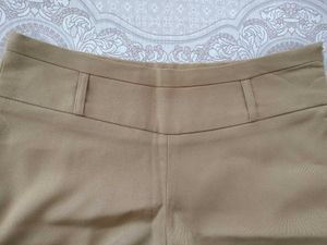 Elegant Tan Wide Leg Trousers