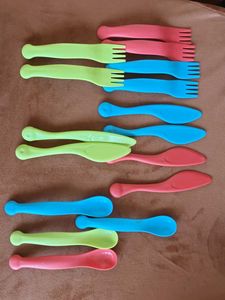 Colorful Plastic cutlery Set