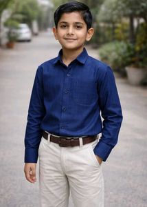 Boys Blue Formal Shirt