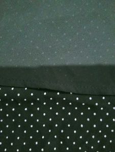 Chic Black Polka Dot Trim Sleeveless Top