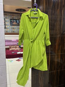 Green Shirt Dress
