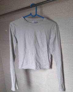 H&amp;M  Grey Long Sleeve Top 🤍