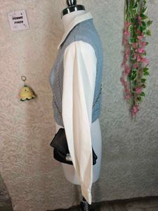 Shein Preppy Cable Knit Vest Top